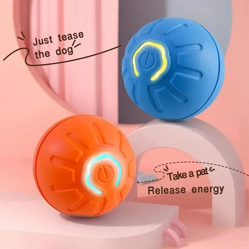 Interactive automatic dog ball
